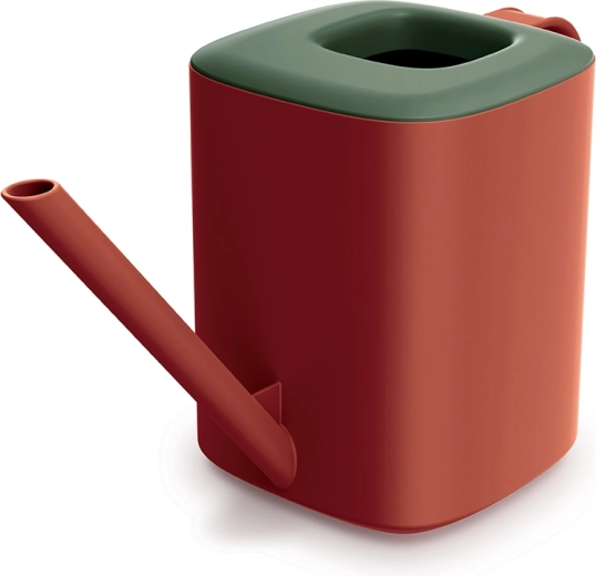 Petite bouilloire émaillée Tubi 1 l – rétro rouge et vert foncé