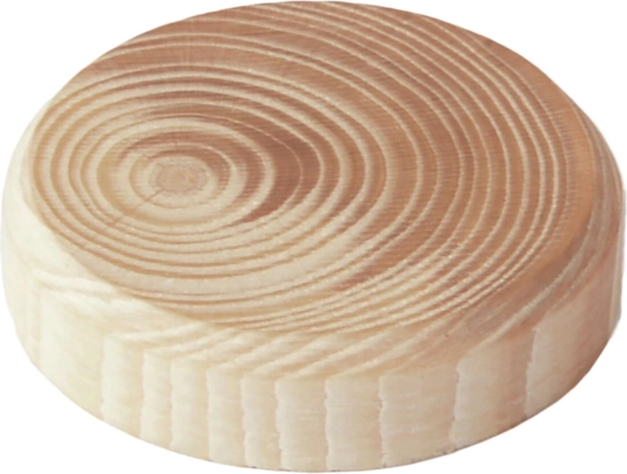 Houtknopen 30 × 7 mm, verpakking 10 stuks