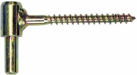 Étrier de gond à vis, zinc jaune