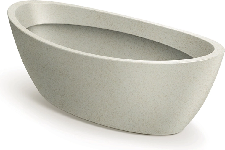 Aria Oval Planter 60 cm Sand