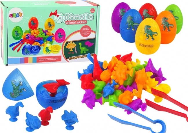 Dinosaur figuren met zuignappen