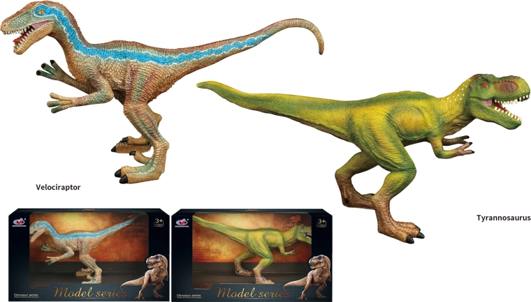 Monde des dinosaures – figurines de dinosaures V56, 2 types