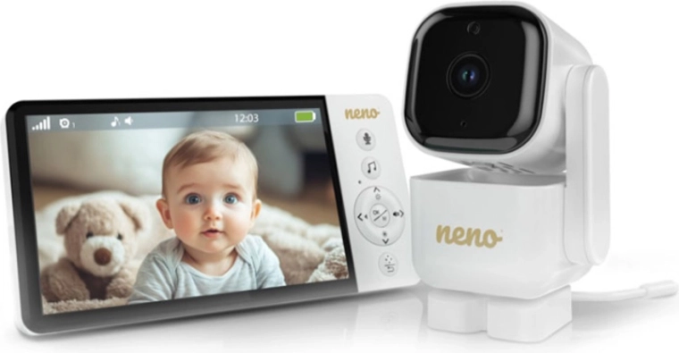 Neno Ciao babyphone vidéo avec écran 5" et caméra rotative