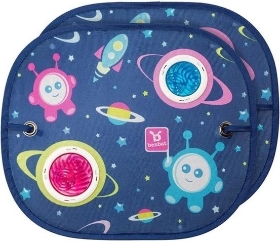 Pare-soleil rond pour fenêtre - Space Collection 2 pcs