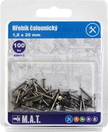 Upholstery nails 20 × 1.8 mm (100 pcs)