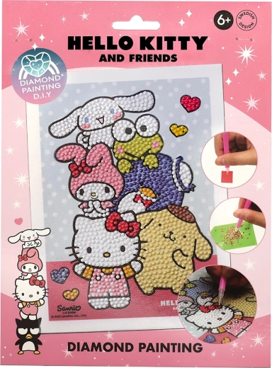 Hello Kitty – peinture diamant par numéros pour enfants