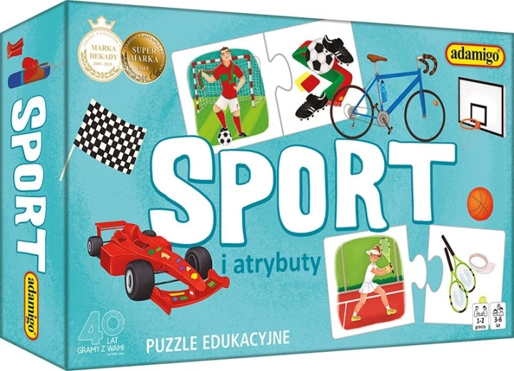 Sports and Attributes – Educational Puzzle for Kids 3+