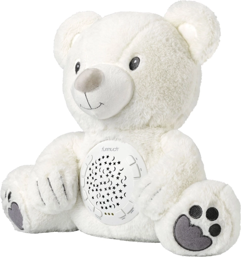Einschlafhilfe 3-in-1 Projektor mit Beleuchtung, Musik und Timer Eisbär