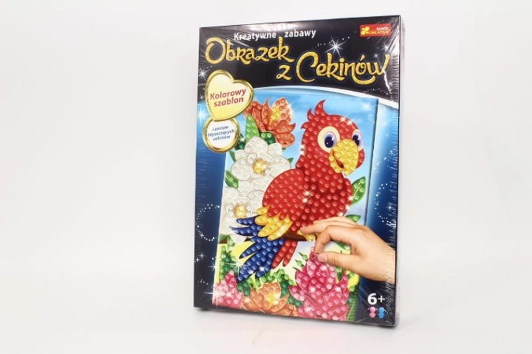 Sequin Picture Parrot