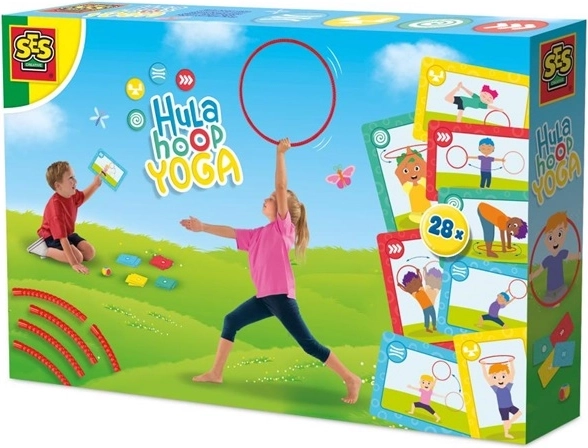 SES Yoga Hula Hoop with Cards and Dice