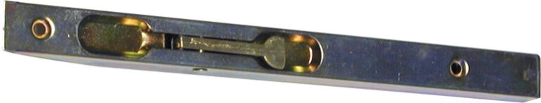 Verrou encastré 200 mm galvanisé