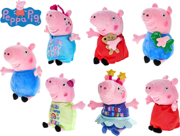 Peppa Pig pluchen figuurtje 20 cm (7 varianten)