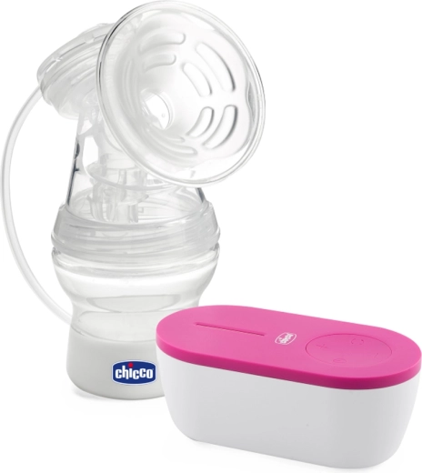 Chicco Compact Single Electric Breast Pump, Pink, USB
