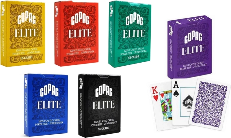 COPAG Elite Jumbo Face Playing Cards (mixed colors)