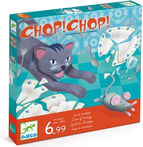 Djeco Chop! Chop! – familie strategie­spel kat en muis