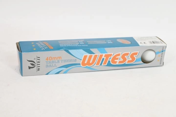 White Table Tennis Balls – 6 pcs