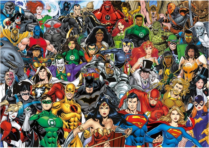 Puzzle Ligue de justice 1000 pièces