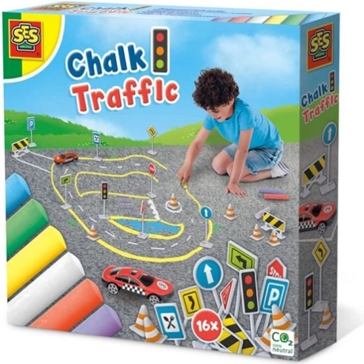 Ensemble de craies de trottoir SES – Circulation routière