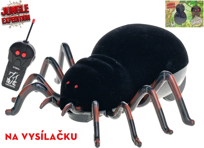 Op afstand bedienbare spin Jungle Expedition 27 MHz, 12 cm