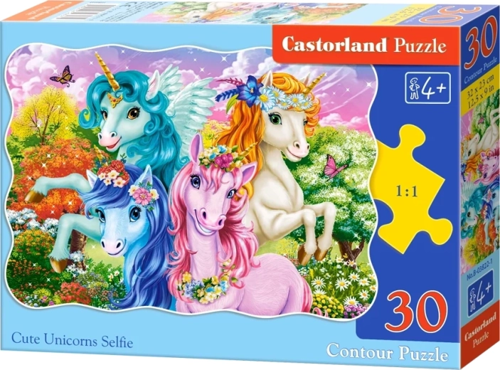 Castorland puzzel Eenhoorns 30 stukjes