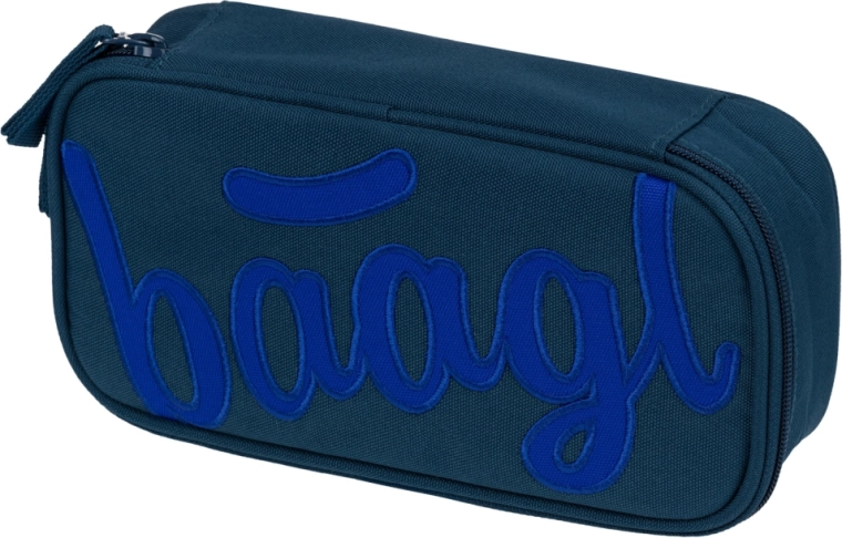 Trousse scolaire étui Baagl Logo bleu GRS
