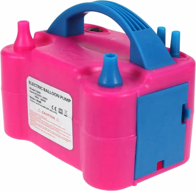 Pink electric balloon pump