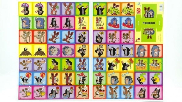 Pexeso KRTEČEK – cut-out memory game, 32 cards