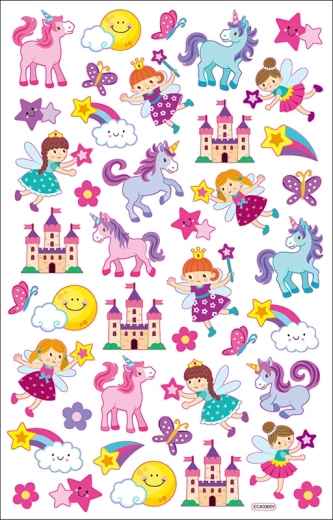 Autocollants 35 pcs – fées