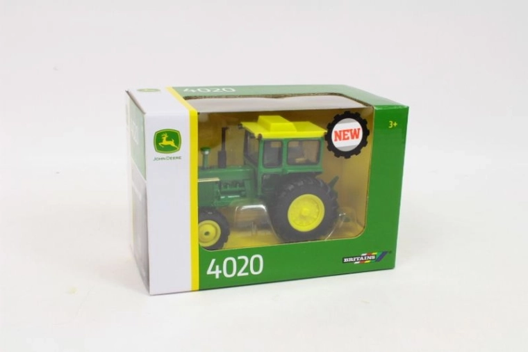 TOMY tracteur John Deere 4020 avec cabine (1:32)