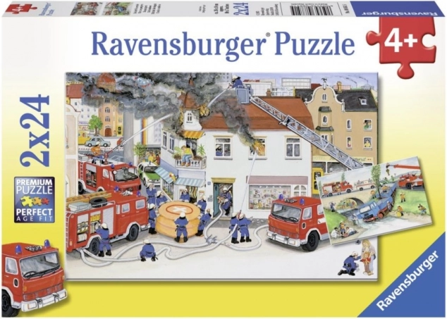 Ravensburger puzzle Fire Brigade 2x24 pieces