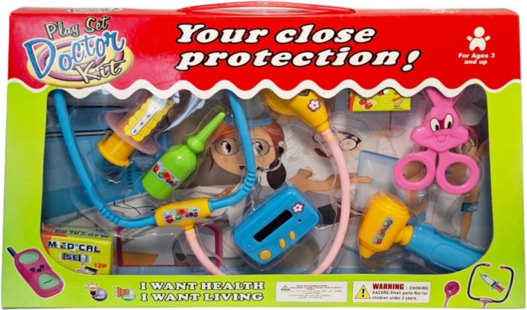 Set de docteur en boîte pour enfants dès 3 ans