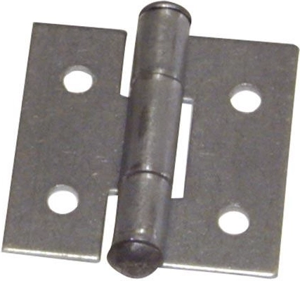 Charnière à deux bras 80 mm, galvanisée, bague en polyuréthane