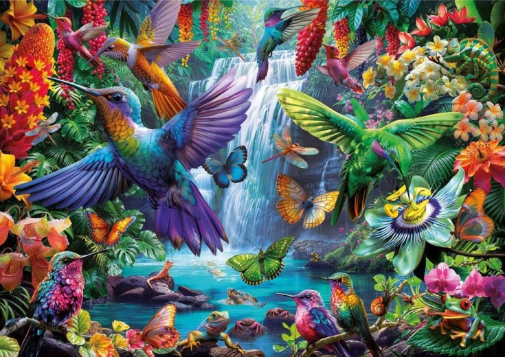 Puzzle Colibris tropicaux 1000 pièces EDUCA