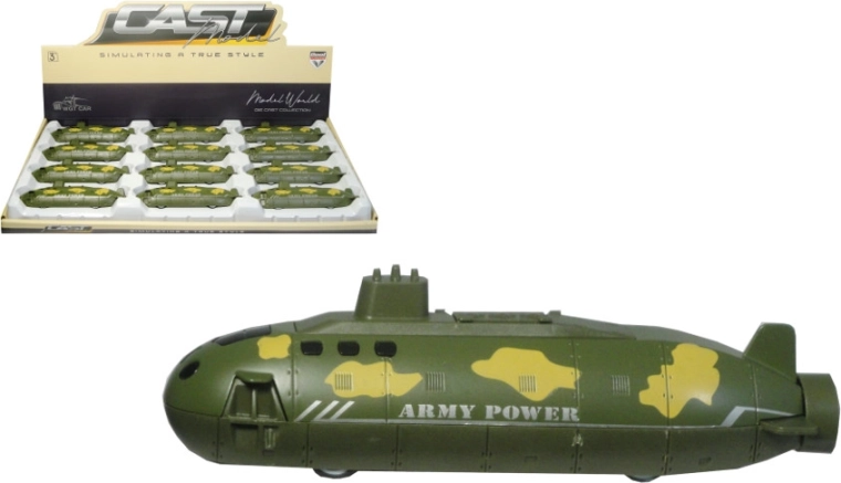 Sous-marin en métal à rétrofriction