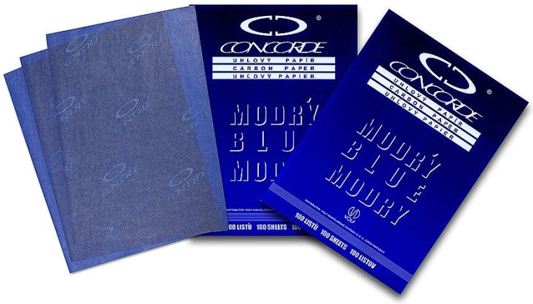 Carbon paper A4 blue, 25 sheets