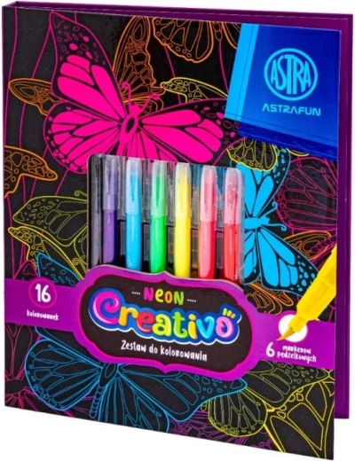 Coloring Set Neon Animals ASTRA Creativo