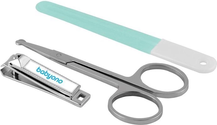 BabyOno manucure pour bébé – set menthe