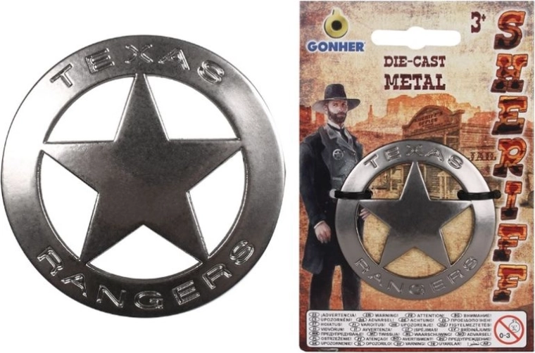 Gonher metal sheriff badge