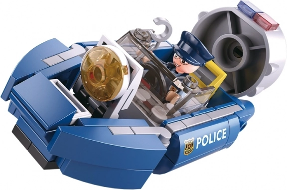 Sluban politie hovercraft 4in1