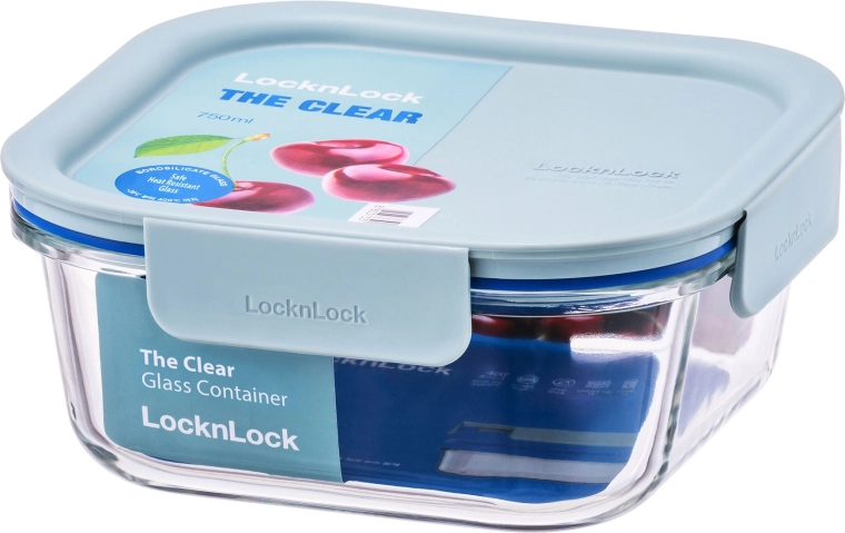 Borosilicate Glass Food Container 750 ml Mint