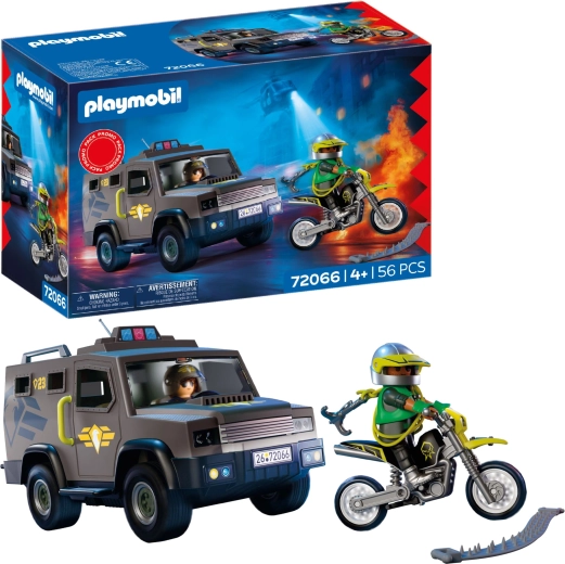 Playmobil SWAT Tactical Vehicle with Figures and Accessories