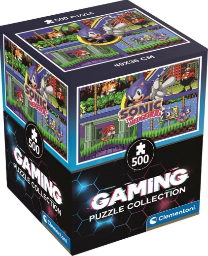 Puzzle CLEMENTONI Gaming Collection Sonic II 500 pièces