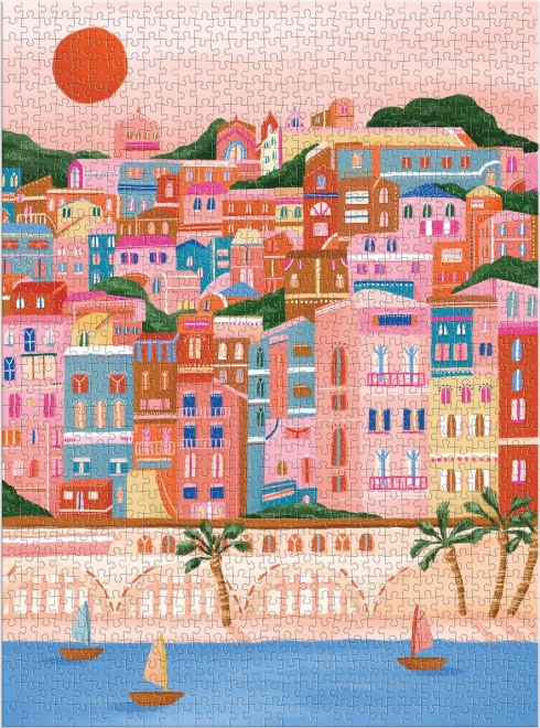 Puzzle Colors of the French Riviera 1000 Pieces