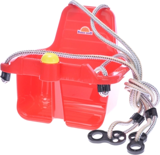 Balançoire pour enfant avec klaxon – rouge