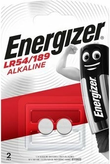 Energizer LR54/189 alkaline knoopcelbatterijen 1,5 V, 2 stuks