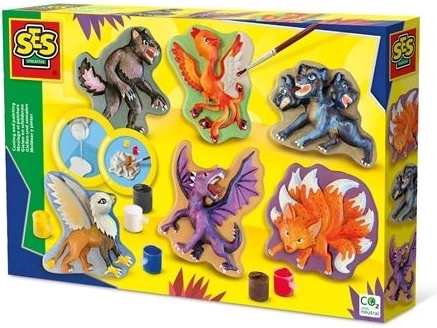Kit de moulage SES en plâtre et peintures – créatures mythiques