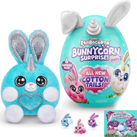 Rainbocorns Boo‑Boocorn Surprise lapin en peluche avec surprise