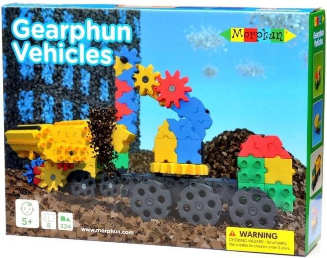 MORPHUN Gearphun Vehicles Building Set 324 pieces