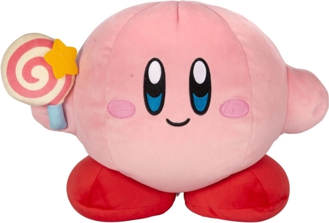 TOMY Mocchi méga peluche Kirby avec sucette