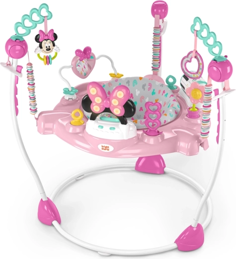 Kinderjumper en 2-in-1 activiteitscentrum MINNIE MOUSE Forever Besties, 6 m+, tot 11 kg